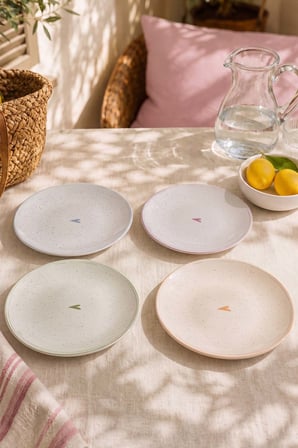 Livia Ege 4'lü Pasta & Sunum Tabağı 20 cm
