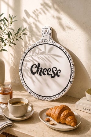 Cheese Keraart Peynir Sunum Tabağı 26 cm