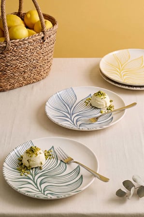 Leaf Harmony Nordic 4'lü Pasta & Sunum Tabağı 22 cm