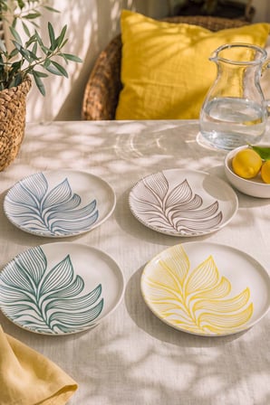 Leaf Harmony Nordic 4'lü Pasta & Sunum Tabağı 22 cm