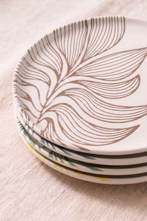 Leaf Harmony Nordic 4'lü Pasta & Sunum Tabağı 22 cm