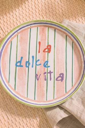 Mama Mia & La Dolce Vita Nordic 4'lü Pasta Tabağı 22 cm