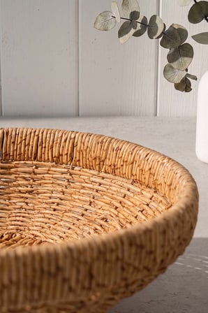 Hasır Ayaklı Rattan Meyvelik 28 cm