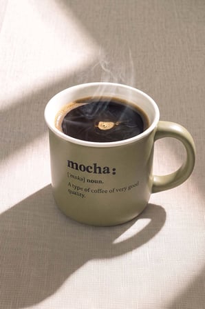 Mocha Mottolu Lory Porselen Kupa 380 ml