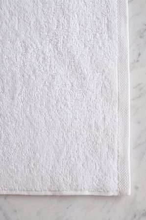 Beyaz Doğal Renkli 3'lü %100 Pamuklu Havlu Seti 50x90