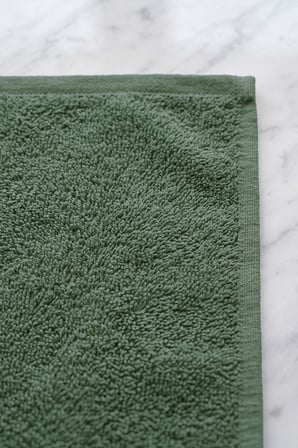 Haki & Yeşil Doğal Renkli 4'lü %100 Pamuklu Havlu Seti 50x90