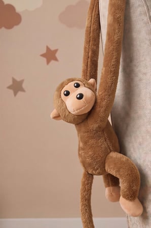 Camel Elleri Yapışabilen Maymun Peluş Oyuncak