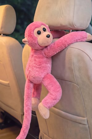 Pudra Elleri Yapışabilen Maymun Peluş Oyuncak