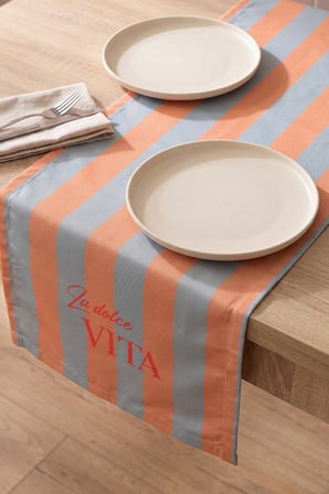 La Dolce Vita Baskılı Runner 40x140 cm