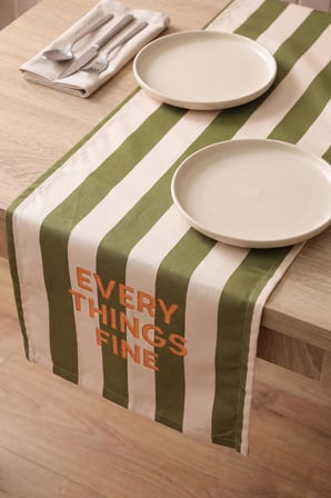 Everythings Fine Baskılı Runner 40x140 cm