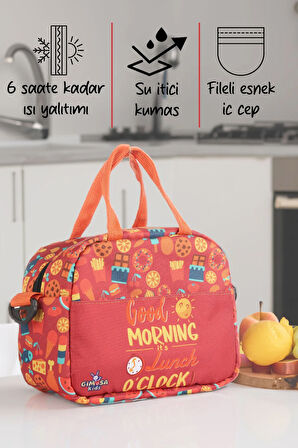 Kids Isı Yalıtımlı Su Geçirmez Termal Çanta, Yemek Taşıma Çantası, Beslenme Çantası Anne Çocuk Bakım