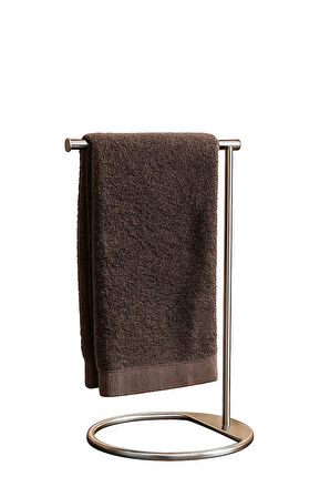 Silver Renk Metal Dikey Havluluk Paslanmaz | Tezgah Üstü Modern Banyo, Mutfak Organizer, Çok Amaçlı
