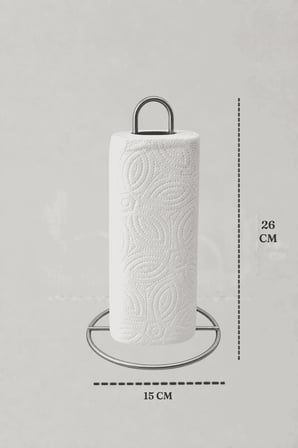 3'lü Parlak Silver Nihale Peçetelik Havluluk Seti Siyah Rengi Paslanmaz Çelik Mutfak Servis Sunum Takım