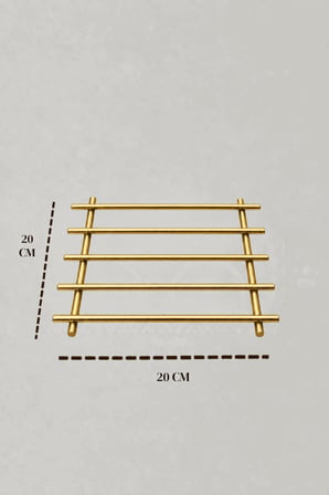 3'lü Parlak Altın Nihale Peçetelik Havluluk Seti Siyah Rengi Paslanmaz Çelik Mutfak Servis Sunum Takım