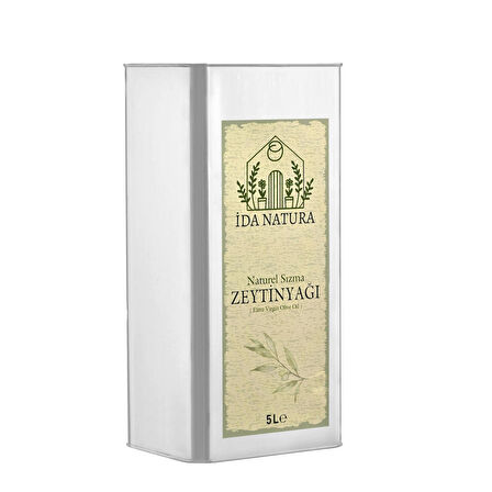 İda Natura Soğuk  Sıkım Naturel Sızma Zeytinyağı