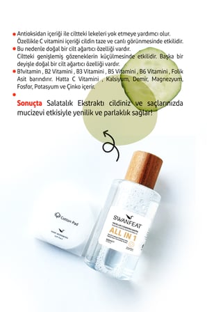 All in 1 Micellar Makyaj Temizleme Suyu Arındırıcı Canlandırıcı Alkolsüz 250ml