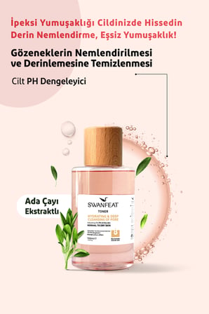 Aydınlatıcı Toner Adaçayı Ekstraktlı Nemlendirici, Arındırıcı & Cilt PH Dengeleyici 100ml