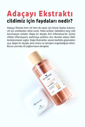 Aydınlatıcı Toner, Adaçayı Ekstraktlı Cilt PH Dengeleyici, Arındırıcı & Nemlendirici 250ml