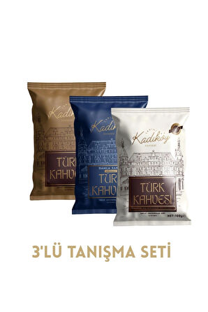 Tarihi Kadıköy Kahvesi – 3’lü Tanışma Seti (3 x 100 g)