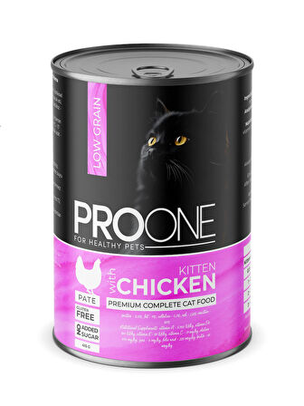 Pro One Kitten Tavuklu Yavru Kedi Konservesi 415 Gr (24 Adet)