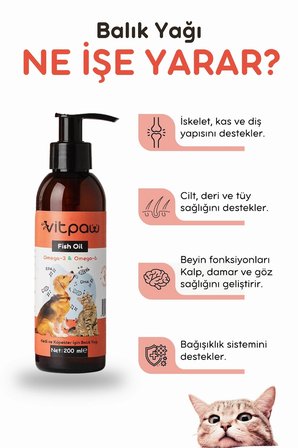 Kedi Tüy Ve Deri Sağlığı Seti Tüy Dökülmesi Engelleyici (BİOTİN, ÇİNKO VE OMEGA 3-6)