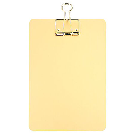 Kayigo Tiny Alüminyum A4 Clipboard Gold