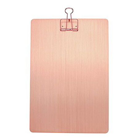 Kayigo Tiny Alüminyum A4 Clipboard Rose Rose