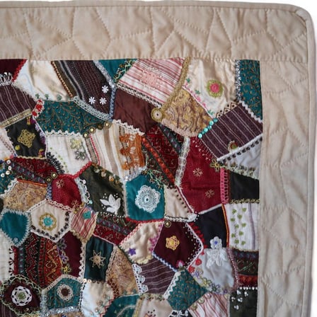 Patchwork Çılgın Koltuk Örtüsü