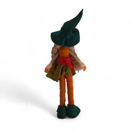 Uzun Şaçlı Kumral Elf Bebek