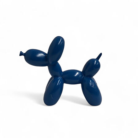 Balon Köpek Biblo Büyük Mavi