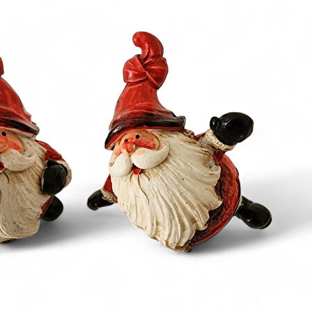 İkili Noel Baba 8x6 cm