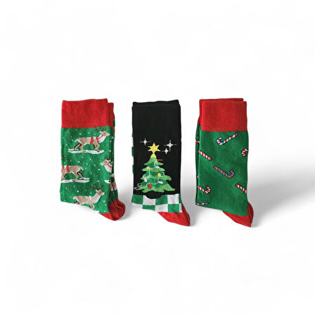Yılbaşı Çorapları Üçlü