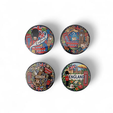 İngiltere Magnet Set 2 - 4'lü Buzdolabı Magnet England