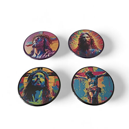 Aziz İsa Magnet Set 2 - 4'lü Jesus Christ Magnet