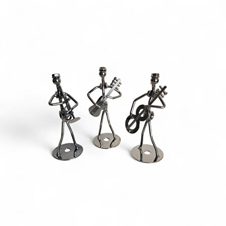 Demir Üçlü Müzisyenler Gitar, Bas, Trompet