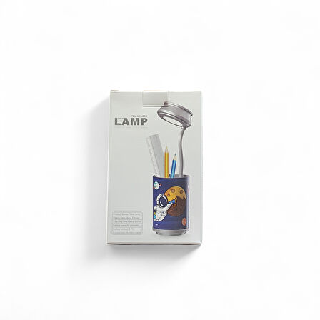 Çocuk Masa Lambası Kalemlik Unicorn Mor
