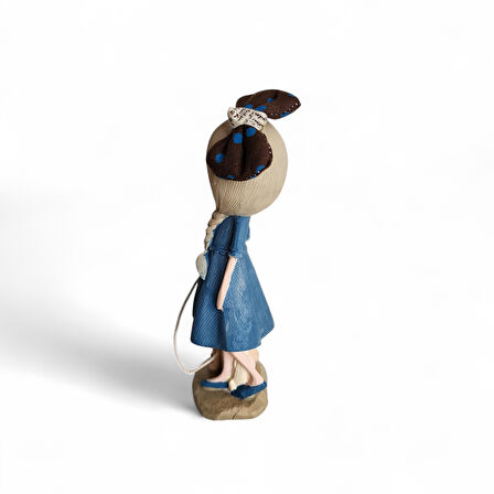 Dekoratif Biblo Anime Kız Beyaz Saçlı