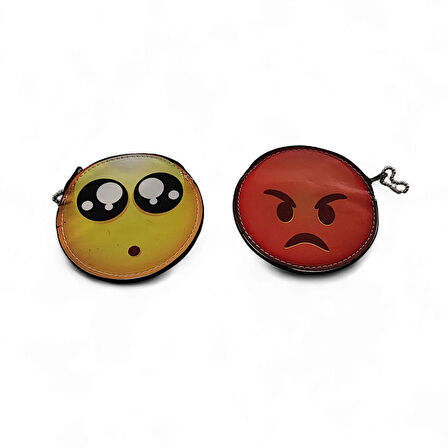 Emoji Para Çantası Cüzdan 2'li