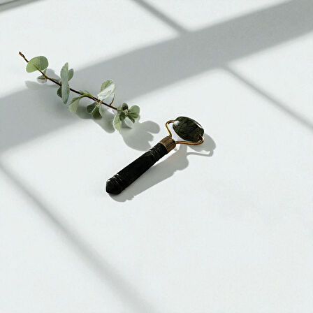 Pembe Quartz Mini Roller Masaj Taşı