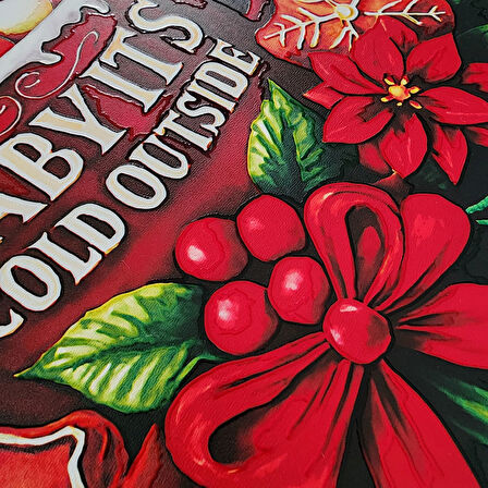 Welcome Kapı ve Duvar Süsü It's Cold Outside