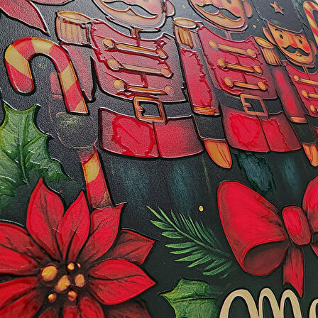 İngiliz Asker Yeni Yıl Evi Kapı ve Duvar Süsü