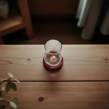 Noel Yeni Yıl Bardak Altlığı 6 adet