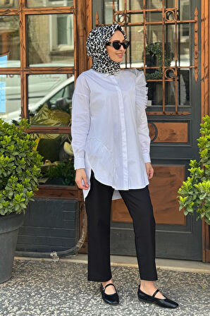 KAYRA Tunik KY-B25-81030 Beyaz