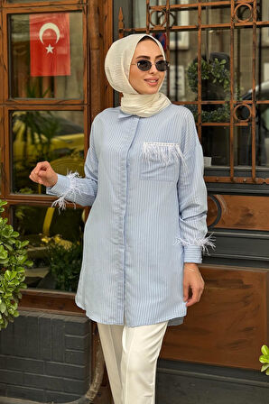 KAYRA Tunik KA-B25-21232 Duman