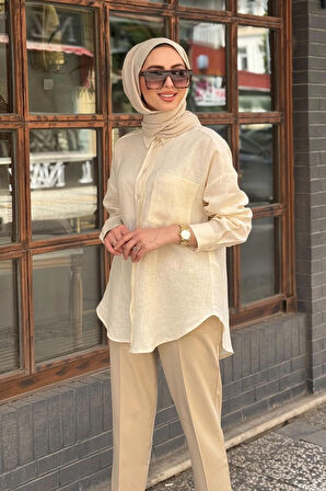 KAYRA Tunik KA-B25-21257 Krem