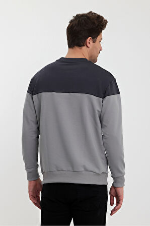 Twobull HELSİNKİ Erkek  Füme / Taş Sweatshirt