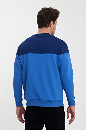 Twobull HELSİNKİ Erkek  Lacivert / Mavi Sweatshirt
