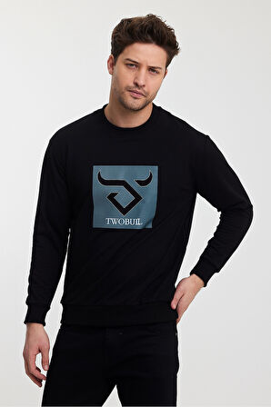 Twobull OSLO Erkek  Siyah Sweatshirt