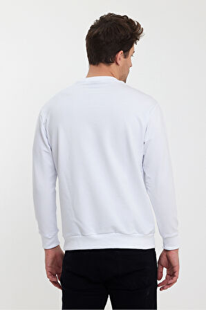 Twobull OSLO Erkek  Beyaz Sweatshirt