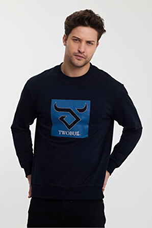 Twobull OSLO Erkek  Lacivert Sweatshirt